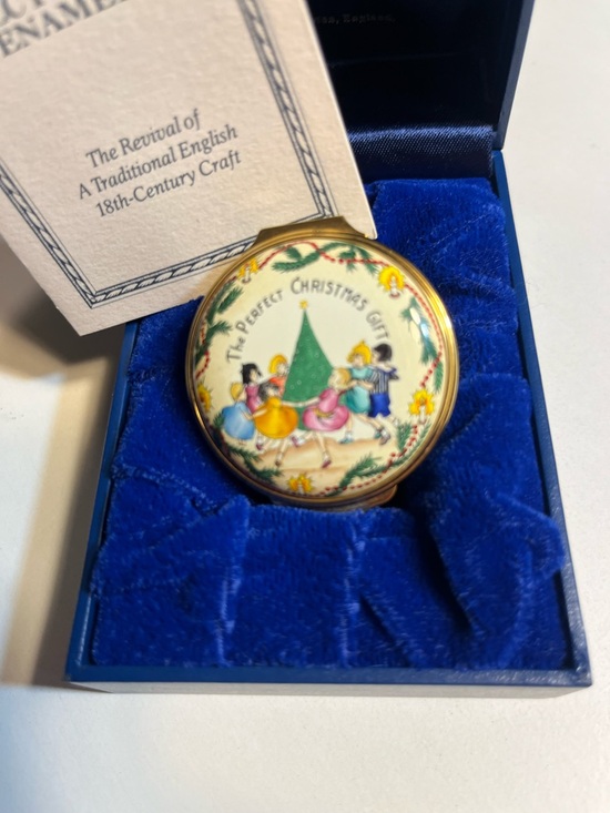 Halcyon Days Enamels Other - Halcyon Days Enamels “The Perfect Christmas Gift” 1997
